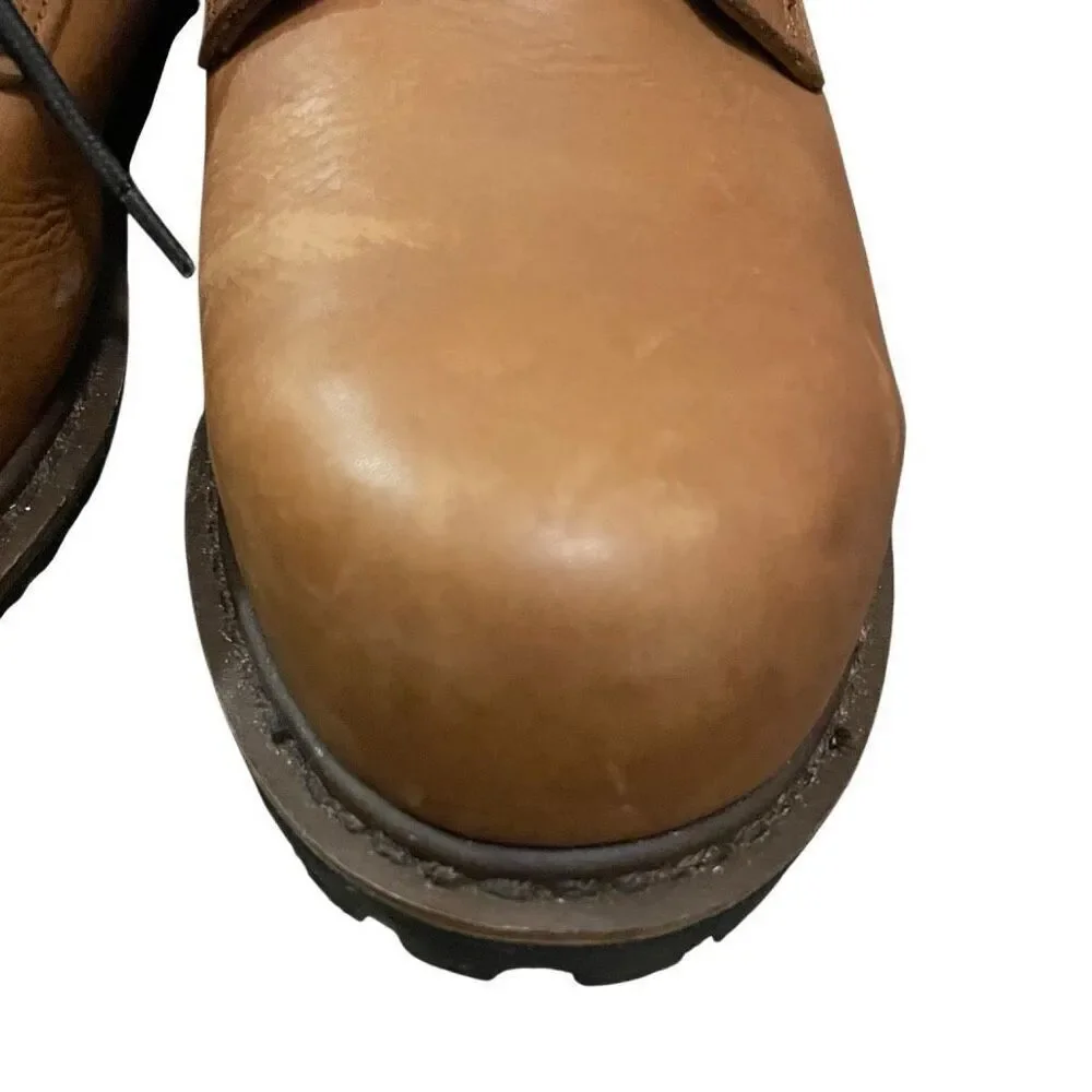 Georgia Boot Mens Steel Toe Safety Work 12M Brown Comfort Core Anti Impact G6315